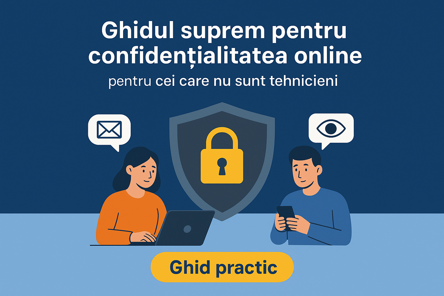 Confidentialitatea online simplificata: Ghid